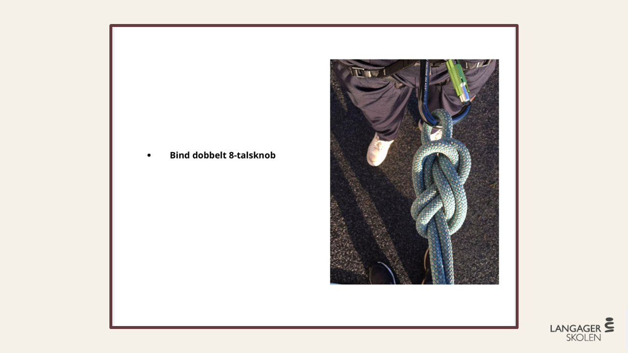 Bind dobbelt 8-talsknob